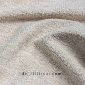 Tissu ameublement - bouclette duveteuse Dawson 01 - fauteuil - chaise - canapé coussin salon - rideau - degriftissus.com