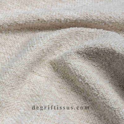 Tissu ameublement - bouclette duveteuse Dawson 01 - fauteuil - chaise - canapé coussin salon - rideau - degriftissus.com
