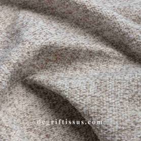 Tissu ameublement - bouclette duveteuse Dawson 05 - fauteuil - chaise - canapé coussin salon - rideau - degriftissus.com