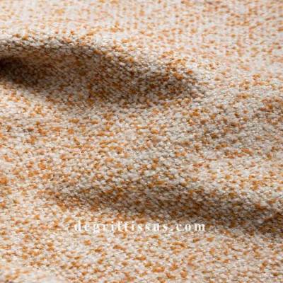 Tissu ameublement - bouclette duveteuse Dawson 13 - fauteuil - chaise - canapé coussin salon - rideau - degriftissus.com