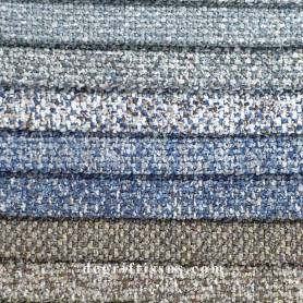 Tissu d ameublement chiné multicolore Elias 17 2- fauteuil - chaise - salon coussin - double rideau - degriftissus.com