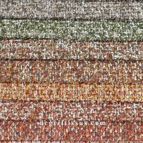 Tissu d ameublement chiné multicolore Elias 24 2- fauteuil - chaise - salon coussin - double rideau - degriftissus.com