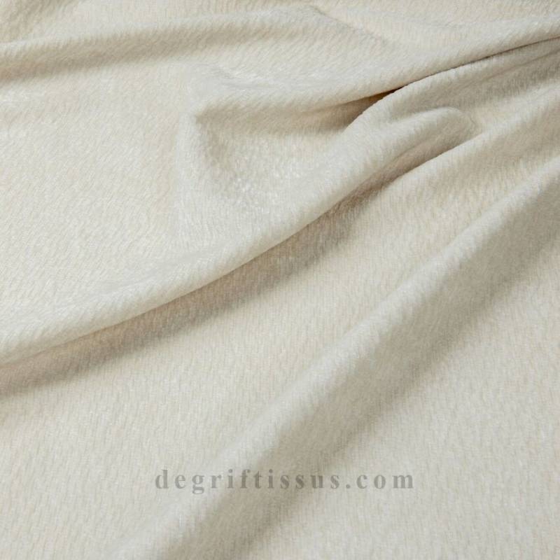 Tissu d ameublement velours chenillé structuré Tahoe 04 - fauteuil - chaise - salon coussin - double rideau - degriftissus.com