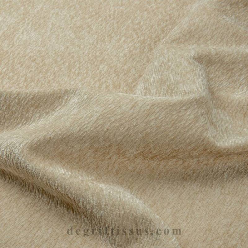 Tissu d ameublement velours chenillé structuré Tahoe 06 - fauteuil - chaise - salon coussin - double rideau - degriftissus.com