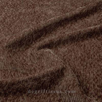 Tissu d ameublement velours chenillé structuré Tahoe 19 - fauteuil - chaise - salon coussin - double rideau - degriftissus.com
