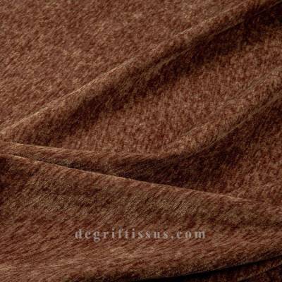Tissu d ameublement velours chenillé structuré Tahoe 20 - fauteuil - chaise - salon coussin - double rideau - degriftissus.com