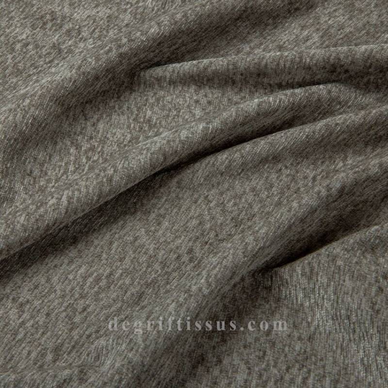 Tissu d ameublement velours chenillé structuré Tahoe 36 - fauteuil - chaise - salon coussin - double rideau - degriftissus.com