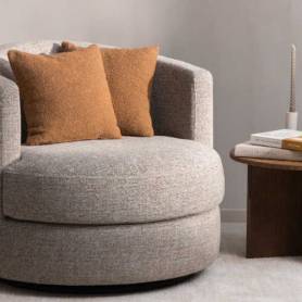Tissu d ameublement chenille doux Bombay 33 - fauteuil - chaise - salon coussin - double rideau - degriftissus.com