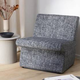 Tissu d ameublement chenille hachure Dilli - fauteuil - chaise - salon coussin - double rideau - degriftissus.com