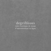 Tissu d'ameublement - Daim suédine gris - pour fauteuil - canapé - banquette - chaise - tête de lit - degriftissus.com