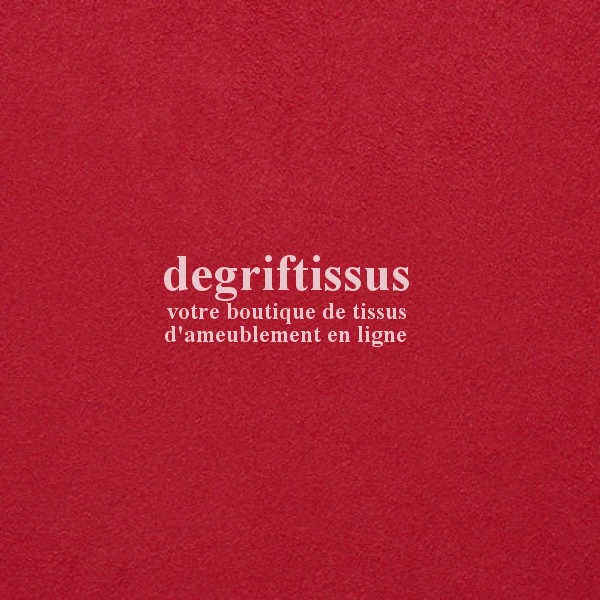 Daim su&eacute;dine rouge DT