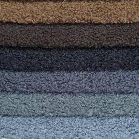 Tissu ameublement - Bouclette volumineuse Chris 11 2- fauteuil - chaise - canapé coussin banquette salon - degriftissus.com
