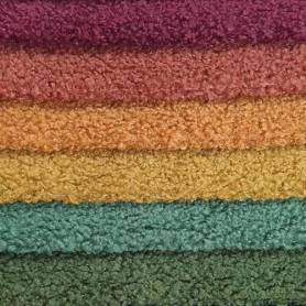 Tissu ameublement - Bouclette volumineuse Chris 19 2- fauteuil - chaise - canapé coussin banquette salon - degriftissus.com