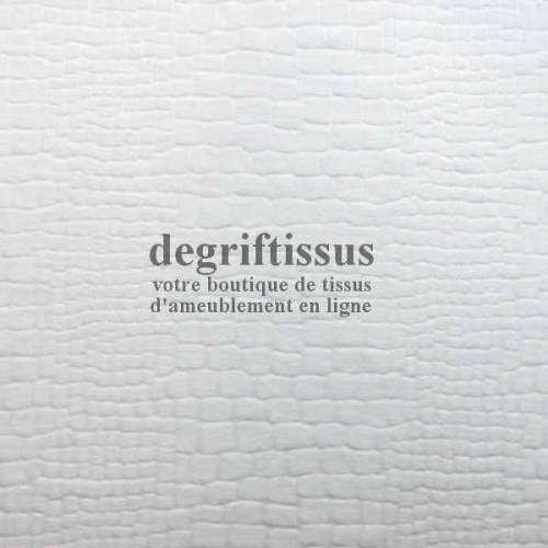 Ecorse blanc Dégriftissus vous propose ce tissu d&#039;ameublement écorce d&#039;arbre blanc, tissage velours chenillé de très belle quali