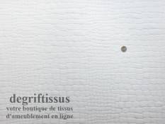 Ecorse blanc Dégriftissus vous propose ce tissu d'ameublement écorce d'arbre blanc, tissage velours chenillé de très belle quali