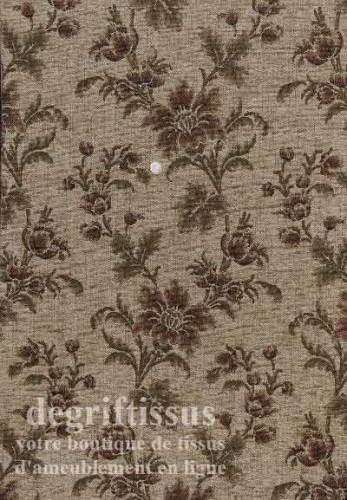Tissu Tapisserie petites fleurs Dégriftissus vous propose ce tissu d&#039;ameublement tapisserie à petites fleurs. Tissu d&#039;ameublemen