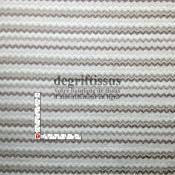 Dégriftissus vous propose ce tissu d'ameublement motifs vaguelettes, tissage Jacquard de grande résistance, doux, d'aspect laine