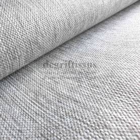 Tissu d ameublement - texturé Gris clair chiné - coussin - fauteuil - intérieur extérieur résistant soleil - degriftissus.com