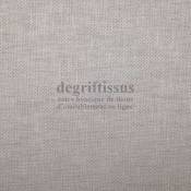 Dégriftissus vous propose ce tissu d'ameublement chêne, avec nuances de beiges, épais, haut de gamme, structuré, doublé latex, t