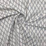 Tissu Art Déco écru