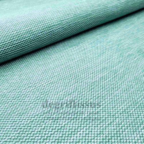 Tissu d ameublement - texturé Vert chiné - intérieur - extérieur résistant soleil - Recouvrement - Siège - degriftissus.com