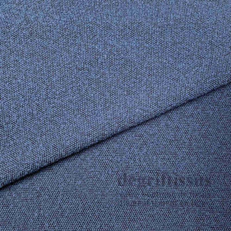Tissu ameublement - Bouclette siège bleue - pour fauteuil - chaise - canapé coussin banquette salon - rideau - degriftissus.com