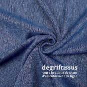 Tissu ameublement - Structuré bleu recouvrement fauteuil - chaise - canapé coussin banquette salon - rideau - degriftissus.com
