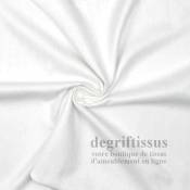 Tissu ameublement - Dublin blanc - recouvrement fauteuil - chaise - canapé coussin banquette salon - rideau - degriftissus.com