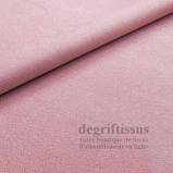 Tissu chenille métallisé rose
