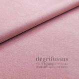 Tissu chenille métallisé rose