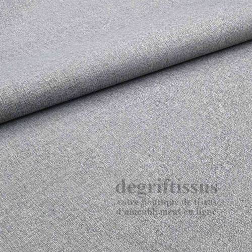 Tissu ameublement - Tissé gris recouvrement fauteuil - chaise - canapé coussin banquette salon - rideau - degriftissus.com