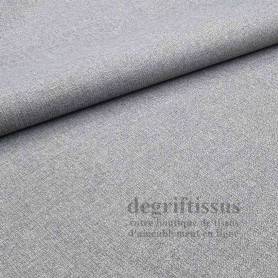 Tissu ameublement - Tissé gris recouvrement fauteuil - chaise - canapé coussin banquette salon - rideau - degriftissus.com