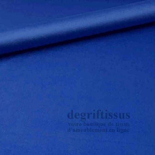 Tissu ameublement - velours bleu - fauteuil - chaise - canapé coussin banquette salon - rideau - degriftissus.com