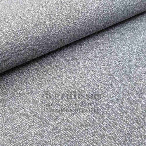 Tissu ameublement - Tissé gris clair chiné - recouvrement fauteuil - chaise - canapé coussin banquette salon - degriftiissus.com