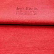 Tissu d ameublement - texturé rouge chiné - coussin - fauteuil - intérieur extérieur résistant soleil - degriftissus.com