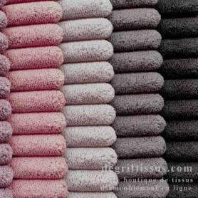 Tissu ameublement - Velours grosse côte noir 2- chaises - fauteuils - coussins - tête de lit - double rideau