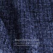 Tissu ameublement - chenille toucher doux bleu - fauteuil - chaise - canapé coussin banquette salon - rideau - degriftissus.com