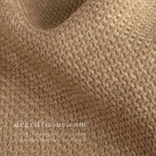 Tissu ameublement - Chamberry beige - recouvrement fauteuil - chaise - canapé coussin banquette salon - rideau - degriftissus.co