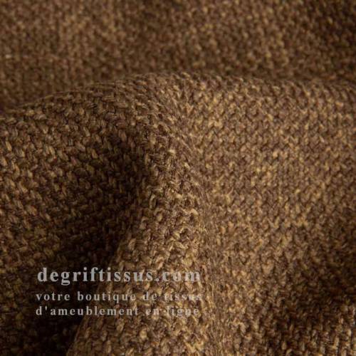 Tissu ameublement - Chamberry marron - recouvrement fauteuil chaise - canapé coussin banquette salon - rideau - degriftissus.com