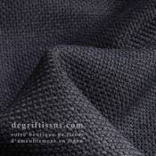 Tissu ameublement - Chamberry noir - recouvrement fauteuil - chaise - canapé coussin salon - rideau - degriftissus.com
