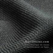 Tissu ameublement - Chamberry gris foncé - recouvrement fauteuil - chaise - canapé coussin salon - rideau - degriftissus.com