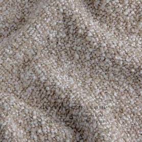 Tissu ameublement - chenillé bouclé volumineux crème - fauteuil - chaise - canapé coussin salon - rideau - degriftissus.com