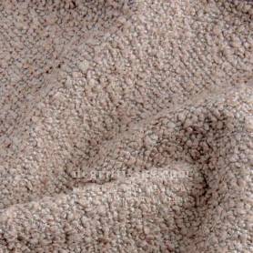Tissu ameublement - chenillé bouclé volumineux rose - fauteuil - chaise - canapé coussin salon - rideau - degriftissus.com