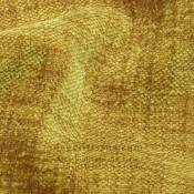 Tissu ameublement - chenille toucher doux citron - fauteuil - chaise - canapé coussin salon - rideau - degriftissus.com