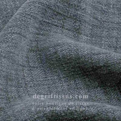 Tissu ameublement - chenille bicolore doux Tamise gris - fauteuil - chaise - canapé coussin salon - rideau - degriftissus.com