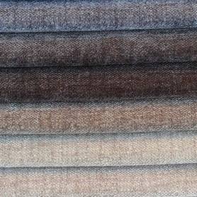 Tissu ameublement - chenille bicolore doux Tamise gris 2- fauteuil - chaise - canapé coussin salon - rideau - degriftissus.com
