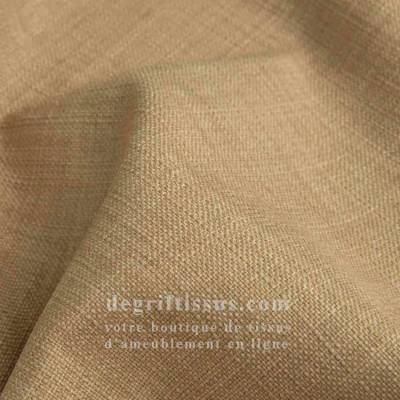 Tissu D'ameublement 'Manchester' - Lin Beige Mélangé Kobe (2 Mètres De Long)