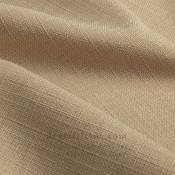 Tissu ameublement - Imitation lin anti-tache beige mastic doublé - pour siège - fauteuil - coussin - rideau - degriftissus.com