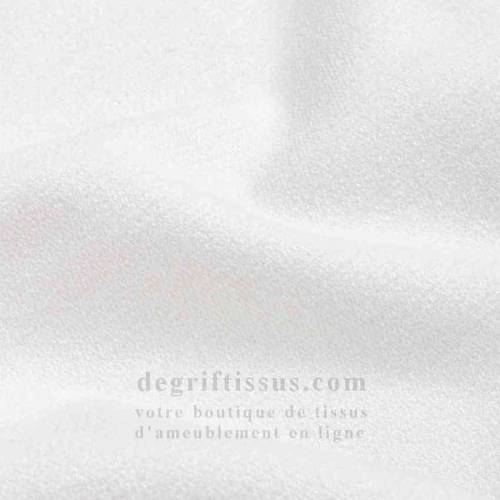 Tissu ameublement - Glycine blanc - recouvrement fauteuil - chaise - canapé coussin banquette salon - rideau - degriftissus.com