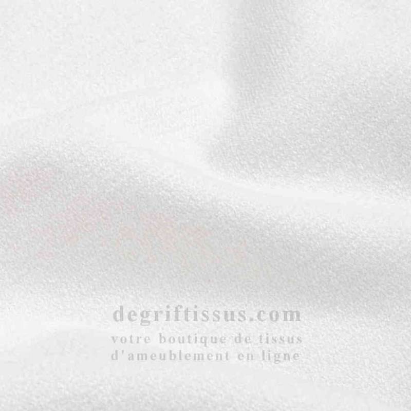 Tissu ameublement - Glycine blanc - recouvrement fauteuil - chaise - canapé coussin banquette salon - rideau - degriftissus.com